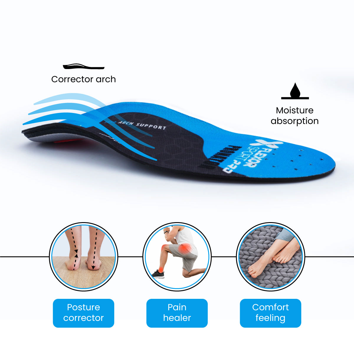 PLANTILLAS FLEXOR PRO TRAIL RUNNING PARA PIE PRONADOR