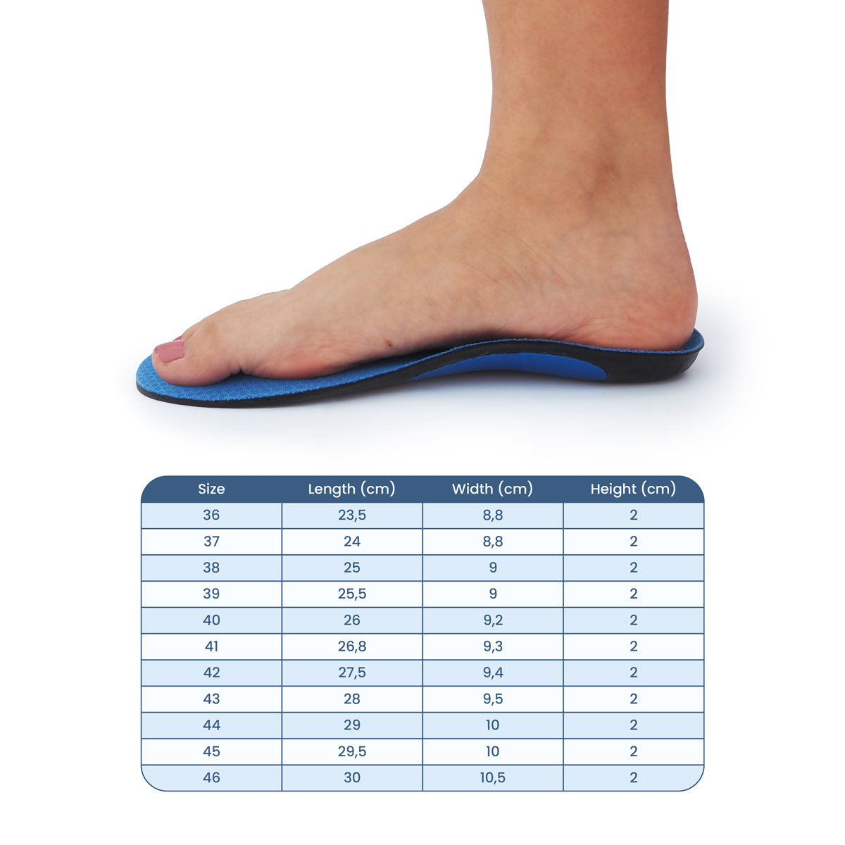PLANTILLA SPORT PRO RUNNING ARCO BAJO / LOW ARCH