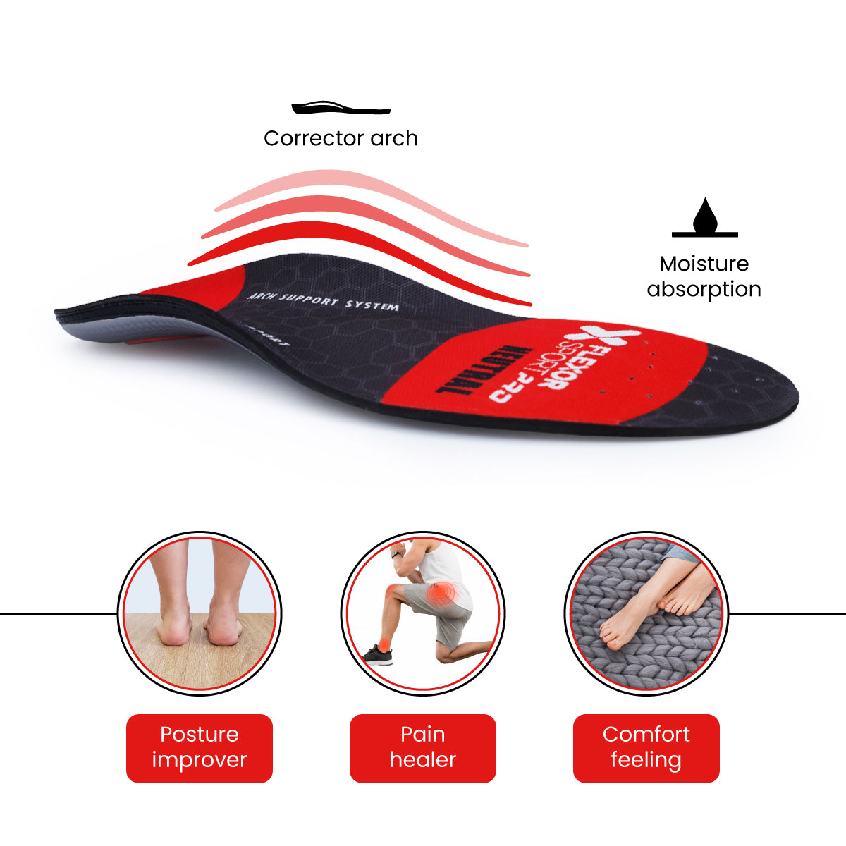 PLANTILLAS FLEXOR PRO TRAIL RUNNING PARA PIE NEUTRO