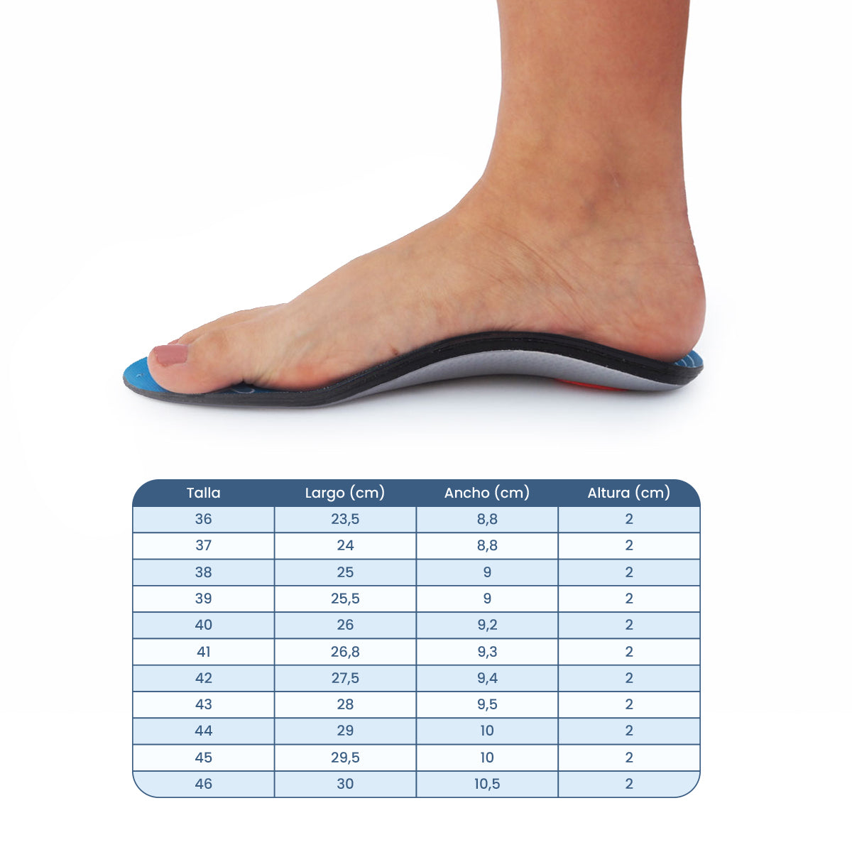 PLANTILLAS FLEXOR PRO TRAIL RUNNING PARA PIE PRONADOR