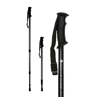 Bastón de Trekking "Camino de Santiago" – Altura Ajustable, Amortiguación, Aluminio Ligero