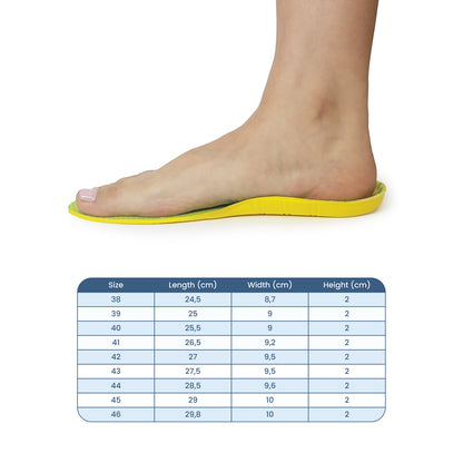 Plantilla Flexor Sport Multiactivity | Ideal para correr y caminar | Botón de Absorción de Impactos